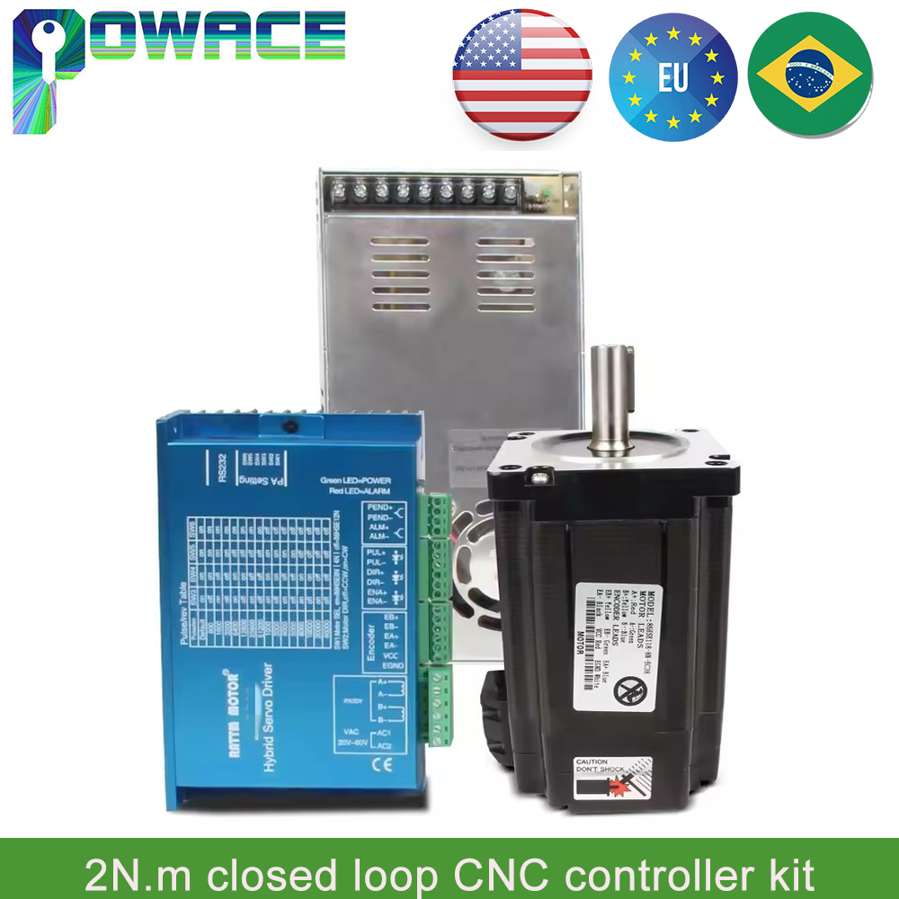 【EU】 2N.m Nema23 Closed Loop S - Nema 23 Closed Loop Stepper Motor Driver Kit ulasan dan harga