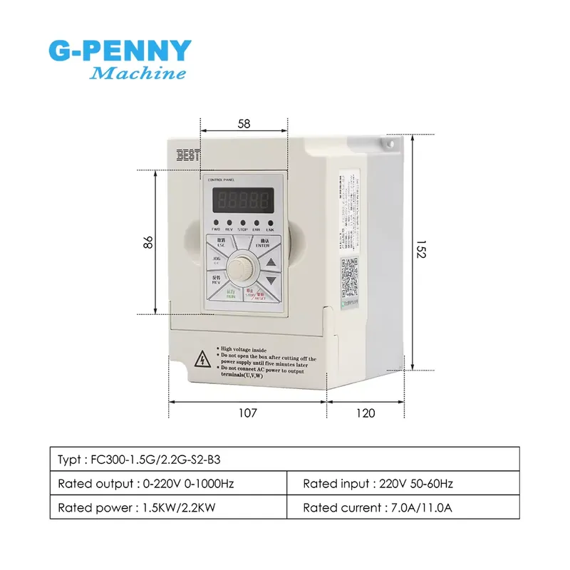 G-penny 2.2KW ER20 D80 Wood Wo - 2.2Kw Water Cooled Spindle Kit Vfd ulasan dan harga