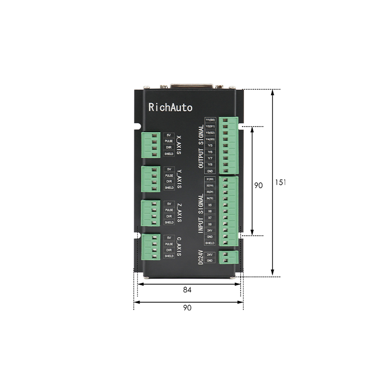 Original RichAuto A11E DSP Han - Richauto A11 Dsp Controller 3 Axis ulasan dan harga